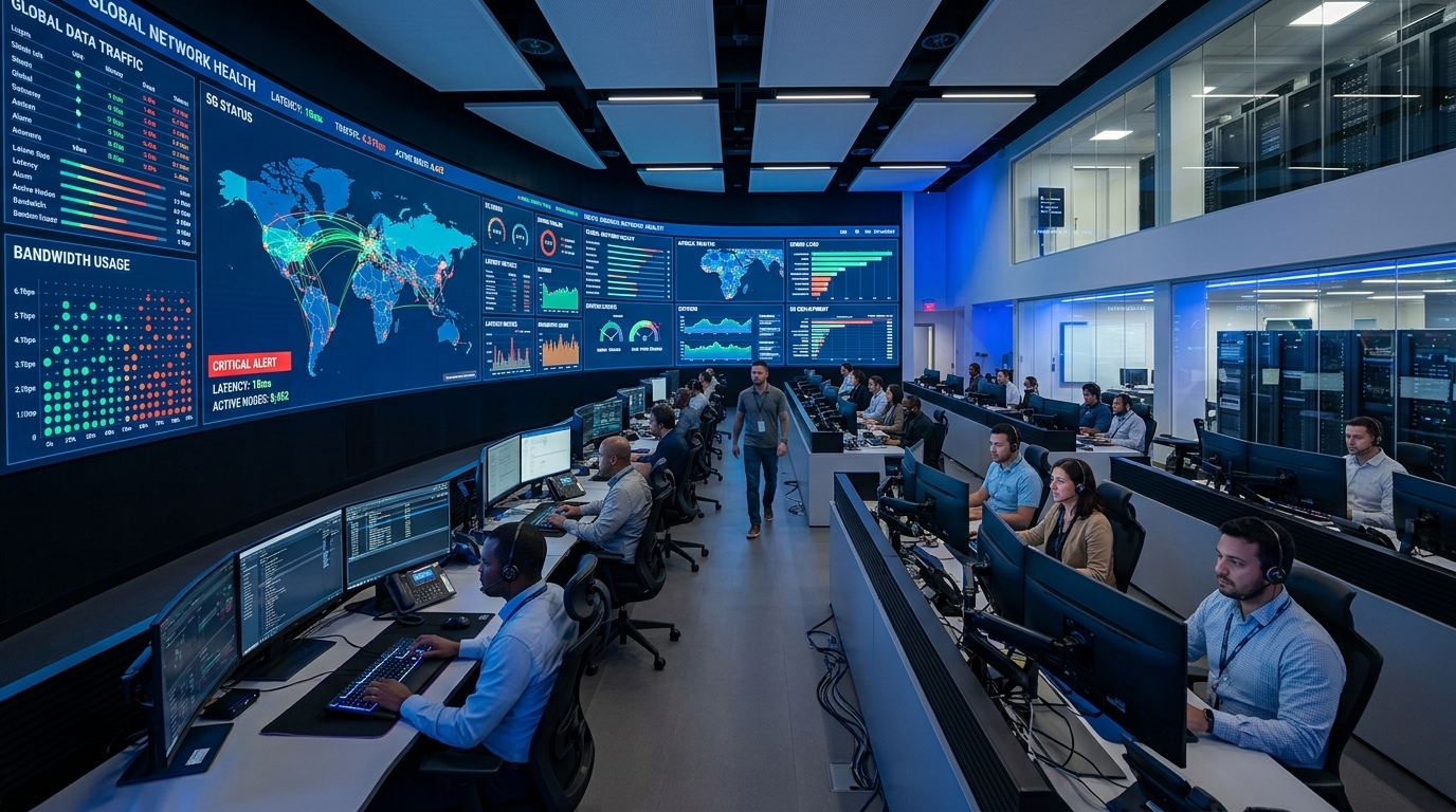 Atlas Communication High-Tech Telecom Routing Center